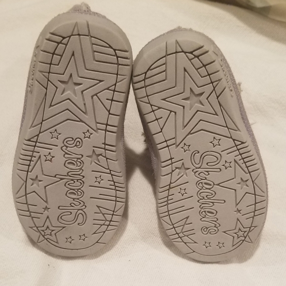 Skechers twinkle toes silver boots - Picture 4 of 7